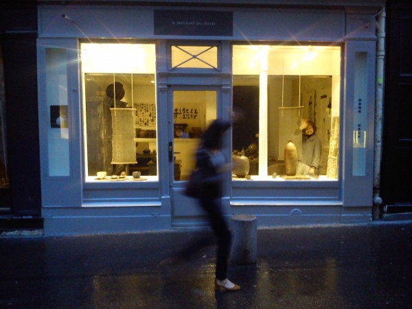 le sentiment des choses vitrine de nuit